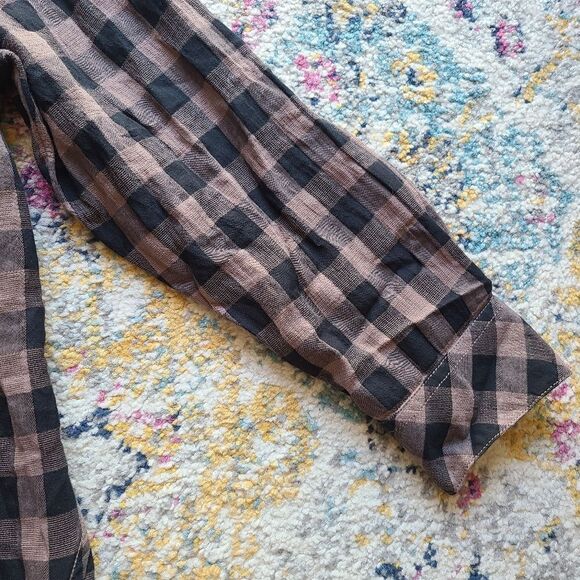 Sanctuary Bianca Gingham plaid button up shirt - Picture 7 of 16